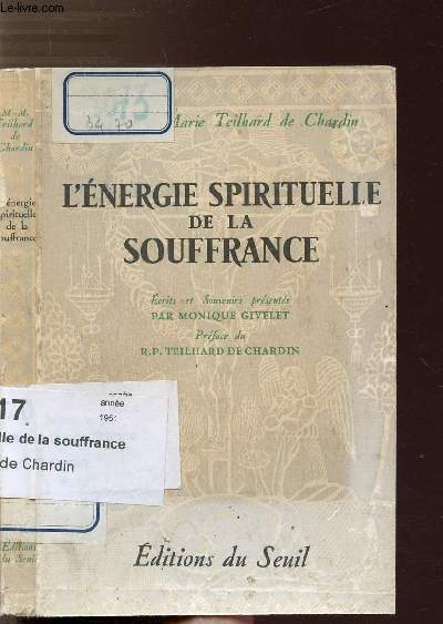 L'ENERGIE SPIRITUELLE DE LA SOUFFRANCE