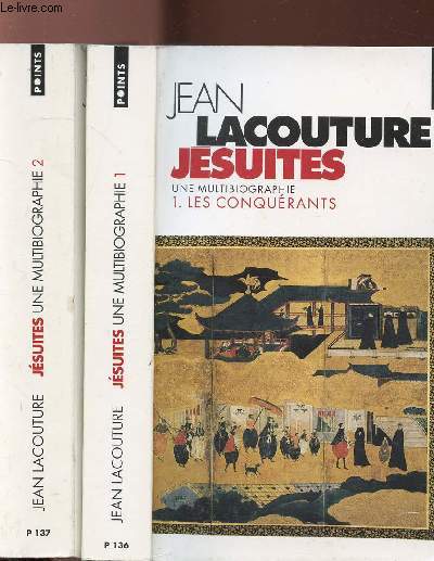 JESUITES - 2 VOLUMES - TOMES I+II - LES CONQUERANTS - LES REVENANTS -COLLECTION POINTS ROMAN NP136+137