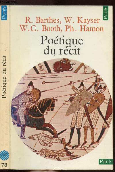 POETIQUE DU RECIT - COLLECTION POINTS SCIENCES HUMAINES N78