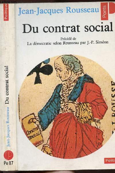DU CONTRAT SOCIAL - COLLECTION POLITIQUE NPO87