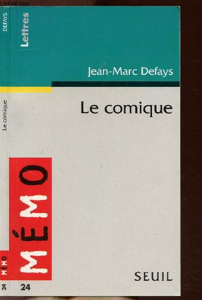 LE COMIQUE - COLLECTION MEMO N24