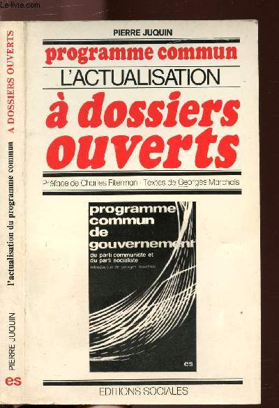 PROGRAMME COMMUN : L'ACTUALISATION A DOSSIERS OUVERTS