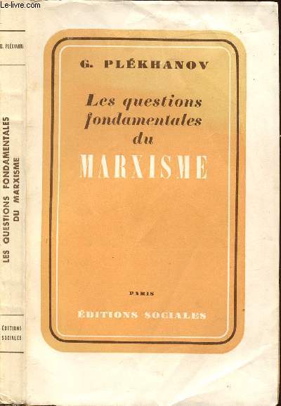 LES QUESTIONS FONDAMENTALES DU MARXISME