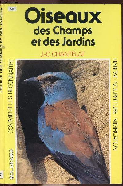 OISEAUX DES CHAMPS ET DES JARDINS - COLLECTION SOLARAMA N53