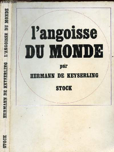 L'ANGOISSE DU MONDE