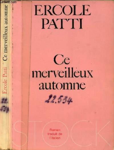 CE MERVEILLEUX AUTOMNE