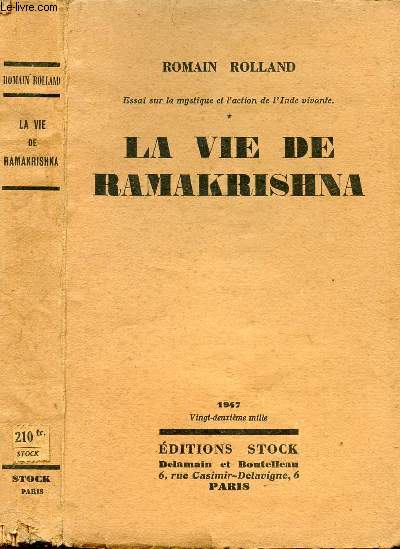 LA VIE DE RAMAKRISHNA