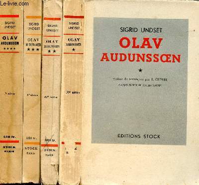 OLAV AUDUNSOEN TOME I, II, III & IV