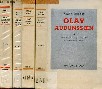 OLAV AUDUNSOEN TOME I, II, III & IV
