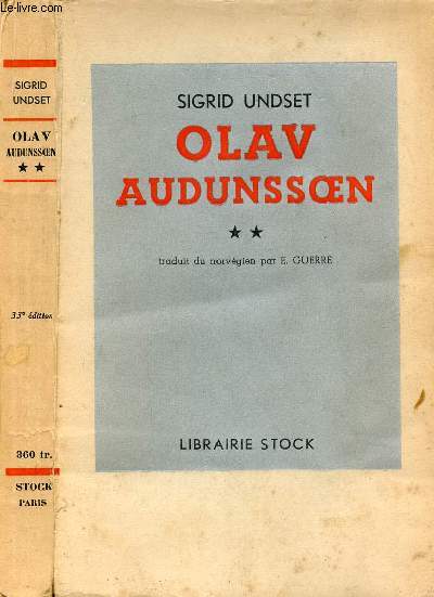 OLAV AUDUNSOEN TOME II