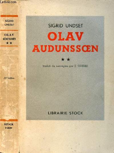 OLAV AUDUNSOEN TOME II