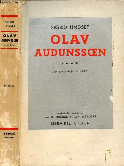 OLAV AUDUNSOEN TOME IV