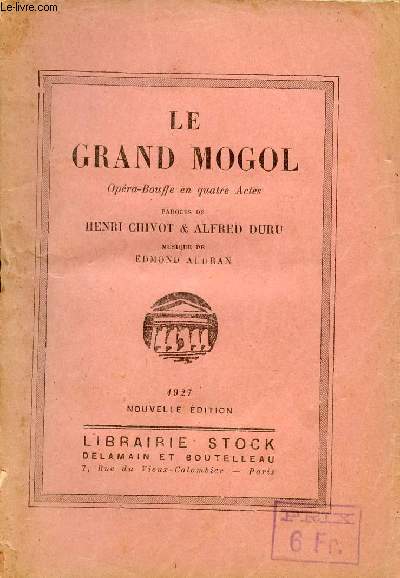 LE GRAND MOGOL