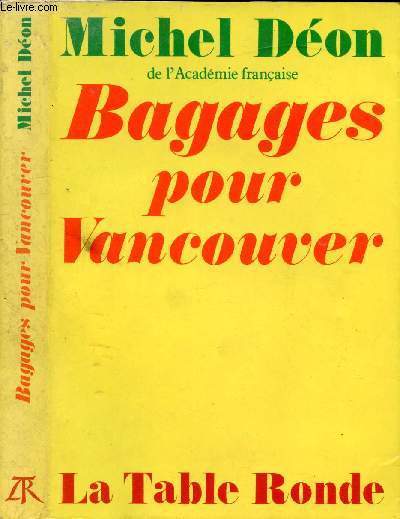 BAGAGES POUR VANCOUVER