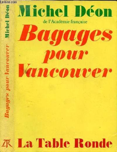 BAGAGES POUR VANCOUVER