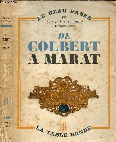 DE COLBERT A MARAT