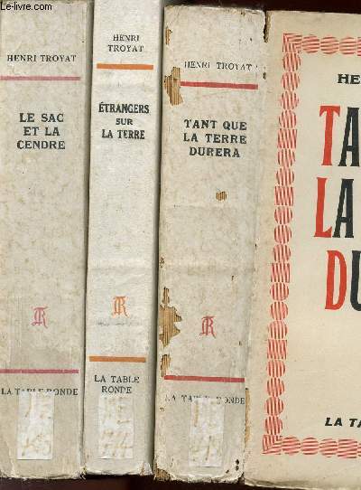 TOMAISON I, II & III : TANT QUE LA TERRE DURERA, LE SAC ET LA CENDRE, ETRANGERS SUR LA TERRE