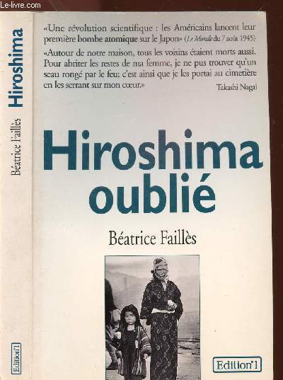 HIROSHIMA OUBLIE