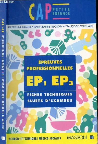 EPREUVES PROFESSIONNELLES EP1 EP3 FICHES TECHNIQUES - SUJETS D'EXAMENS