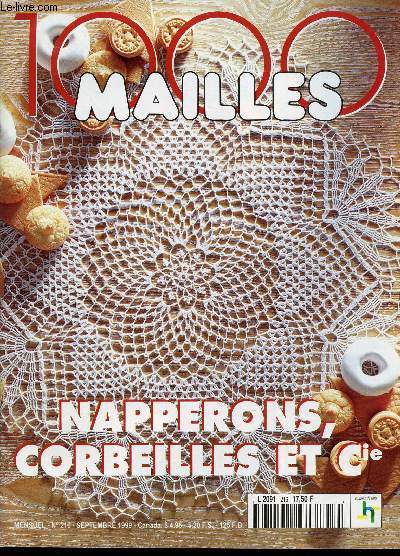 N SEPTEMBRE 1999 - 1000 MAILLES NAPPERONS, CORBEILLES ET CIE
