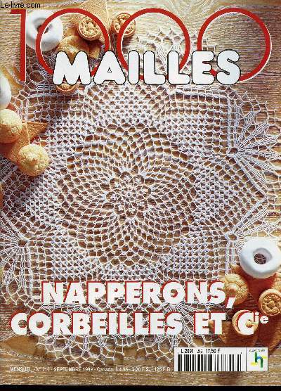 N SEPTEMBRE 1999 - 1000 MAILLES NAPPERONS, CORBEILLES ET CIE