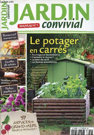 N1 - Avril/Mai 2011 - JARDIN CONVIVIAL - LE POTAGER CARRES