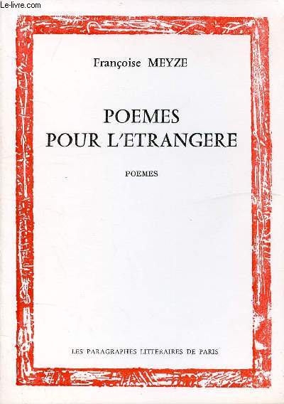 POEMES POUR L'ETRANGERE