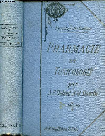 PHARMACIE ET TOXICOLOGIE VETERINAIRES