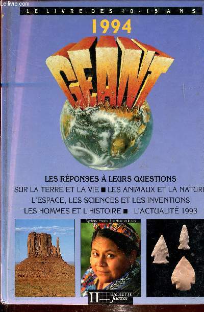 GEANT 1994 - LE LIVRE DES 10 - 15 ANS