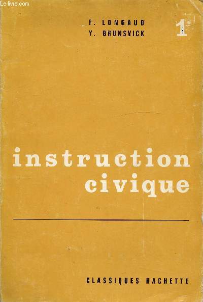 INSTRUCTION CIVIQUE 1e
