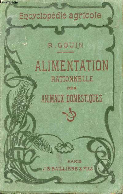 ALIMENTATION RATIONNELLE DES ANIMAUX DOMESTIQUES