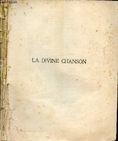 LA DIVINE CHANSON
