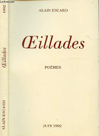 OEILLADES - POEMES