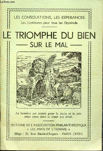 LE TRIOMPHE DU BIEN SUR LE MAL