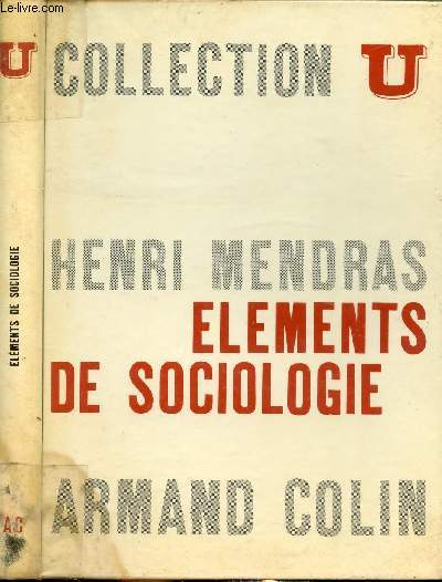 ELEMENTS DE SOCIOLOGIE