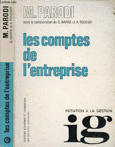 LES COMPTES DE L'ENTREPRISE