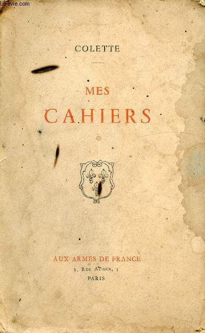 MES CAHIERS / Notes de tournes, Music-Hall, 