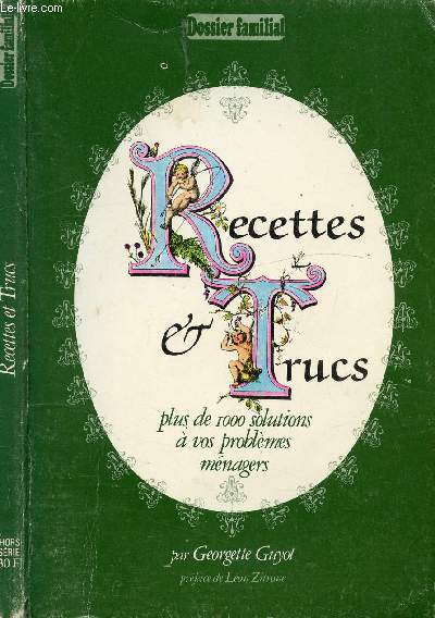 RECETTES ET TRUCS - PLUS DE 1000 SOLUTIONS A VOS PROBLEMES MENAGERS / Quelques bons auxiliaires de la mnagre, A la cuisine et  la cave, Dcaper, cirer, teinter, vernir, nettoyer, raviver, Taches, dchirures, piqures ...