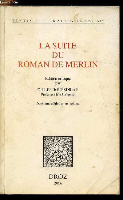 LA SUITE DU ROMAN DE MERLIN