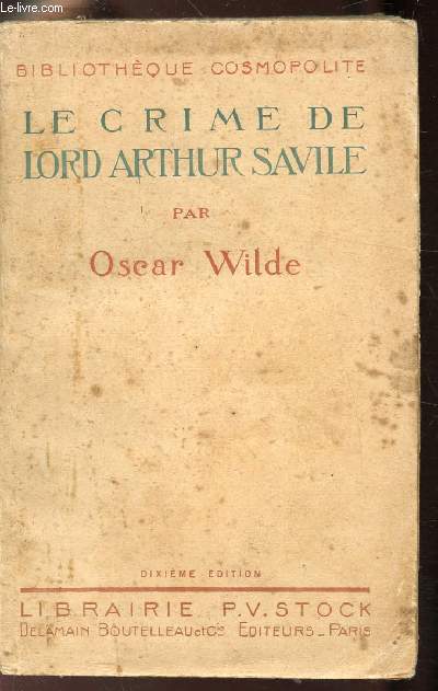 LE CRIME DE LORD ARTHUR SAVILE