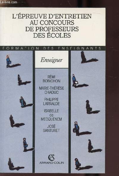 L'EPREUVE D'ENTRETIEN AU CONCOURS DE PROFESSEURS DES ECOLES