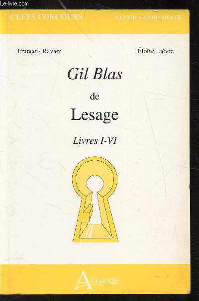GIL BLAS DE LESAGE LIVRES I-VI