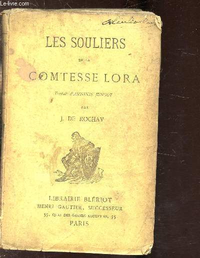 LES SOULIERS DE COMTESSE LORA