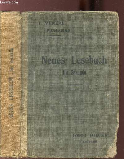 NEUES LESEBUCH FUR SEKUNDA