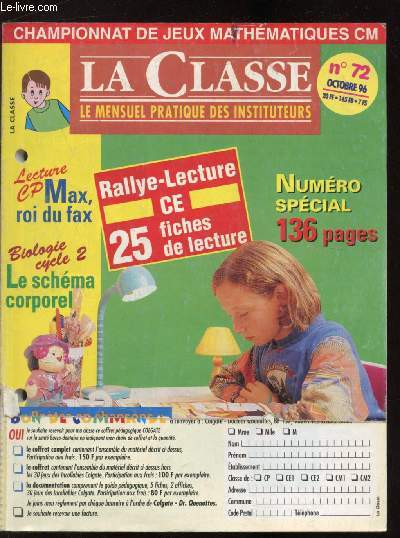 LA CLASSE N72 - OCTOBRE 1996