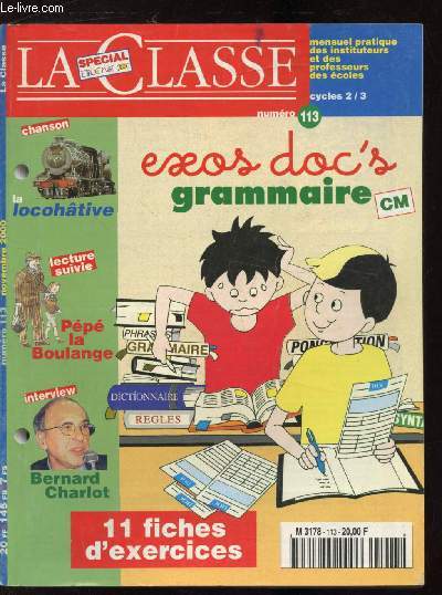 LA CLASSE N 113 - NOVEMBRE 2000