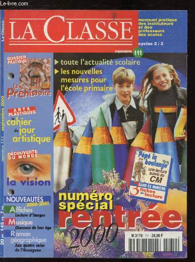 LA CLASSE N111 - SEPTEMBRE 2000 -