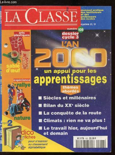 LA CLASSE N108 - AVRIL 2000 -