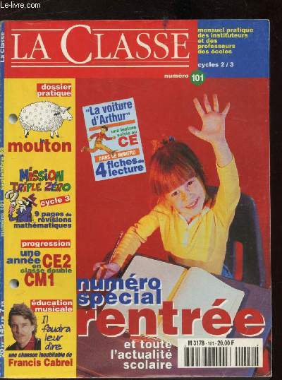 LA CLASSE N101 - septembre 1999
