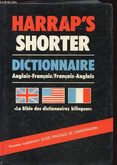 HARRAP'S SHORTER - DICTIONNAIRE ANGLAIS-FRANCAIS / FRANCAIS-ANGLAIS
